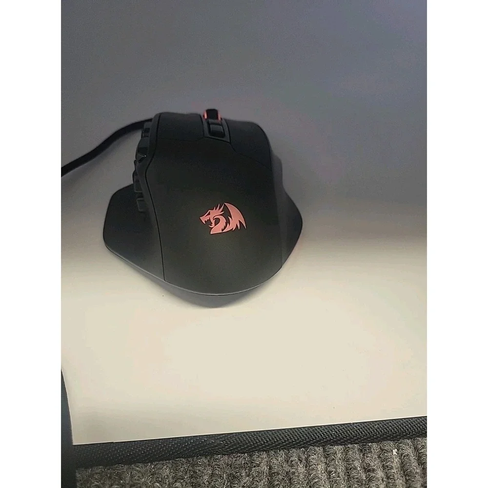 Redragon AATROX M811 MMO Gaming Mouse, 15‎ Programmable Buttons Wired RGB, 10